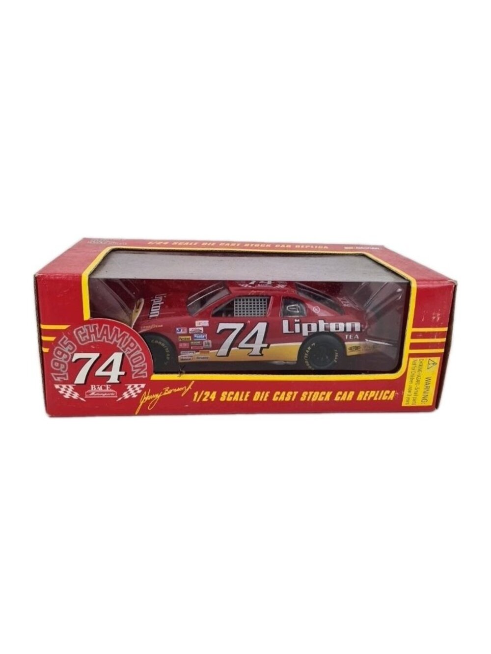 Racing Champions Nascar Stock Car #74 Johnny Benson Jr Lipton 1:24 Die Cast